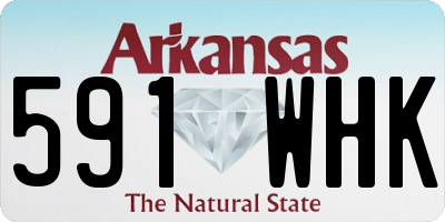 AR license plate 591WHK