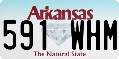 AR license plate 591WHM