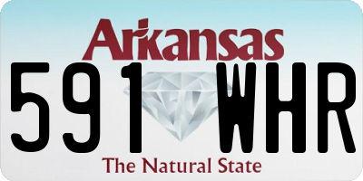 AR license plate 591WHR