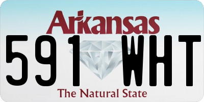 AR license plate 591WHT