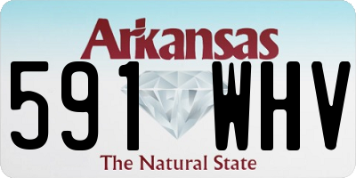 AR license plate 591WHV