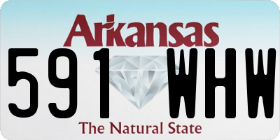 AR license plate 591WHW