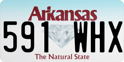 AR license plate 591WHX