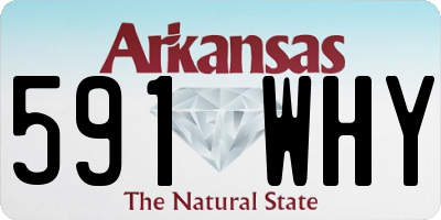 AR license plate 591WHY