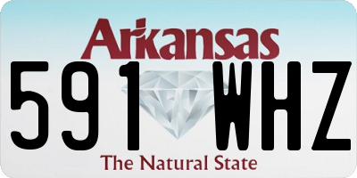AR license plate 591WHZ