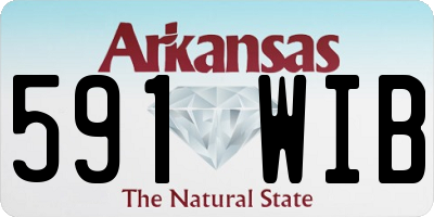 AR license plate 591WIB