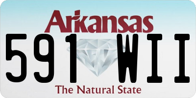 AR license plate 591WII