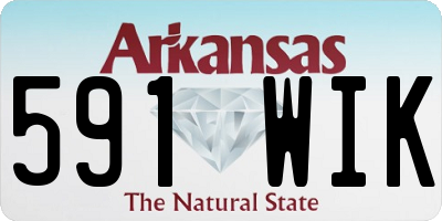 AR license plate 591WIK