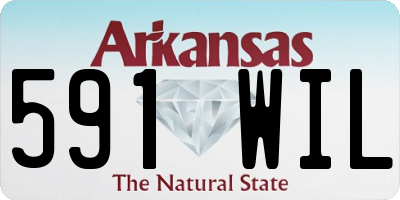 AR license plate 591WIL