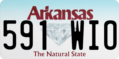 AR license plate 591WIO