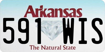 AR license plate 591WIS