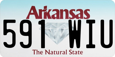 AR license plate 591WIU