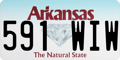 AR license plate 591WIW