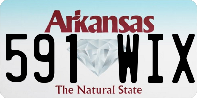 AR license plate 591WIX