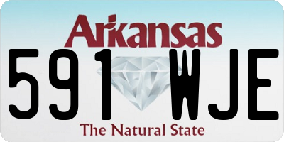 AR license plate 591WJE