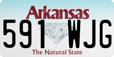 AR license plate 591WJG