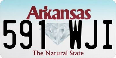 AR license plate 591WJI