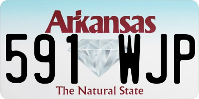 AR license plate 591WJP