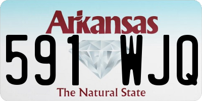 AR license plate 591WJQ