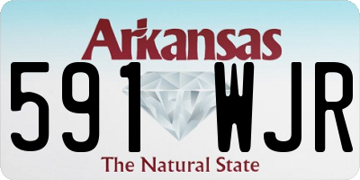 AR license plate 591WJR