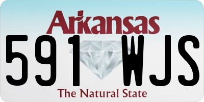 AR license plate 591WJS