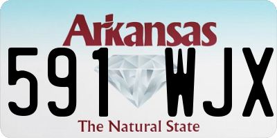 AR license plate 591WJX