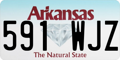AR license plate 591WJZ