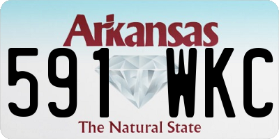 AR license plate 591WKC