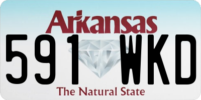 AR license plate 591WKD