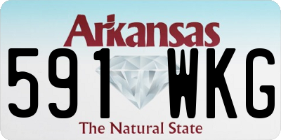 AR license plate 591WKG