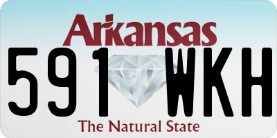 AR license plate 591WKH