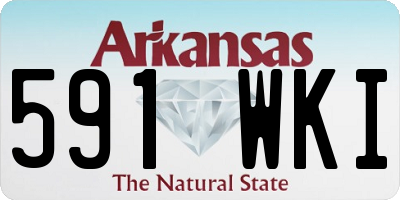 AR license plate 591WKI