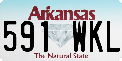 AR license plate 591WKL