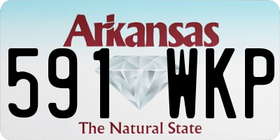 AR license plate 591WKP