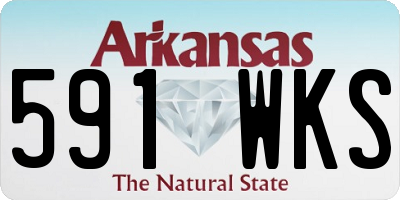 AR license plate 591WKS