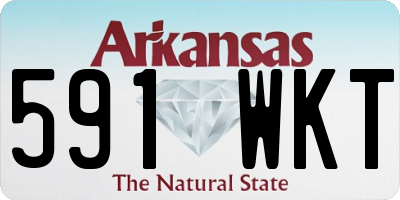 AR license plate 591WKT