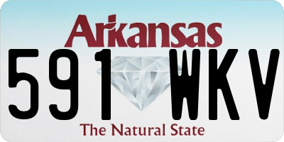 AR license plate 591WKV