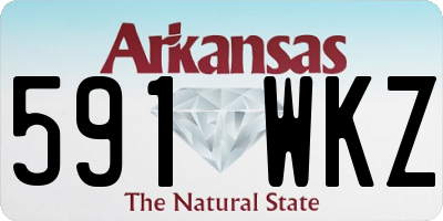 AR license plate 591WKZ