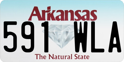 AR license plate 591WLA