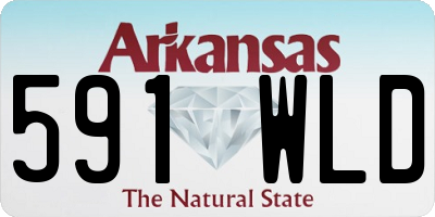 AR license plate 591WLD