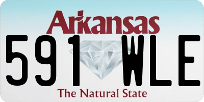AR license plate 591WLE