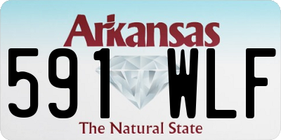 AR license plate 591WLF