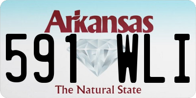 AR license plate 591WLI