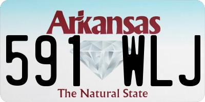 AR license plate 591WLJ