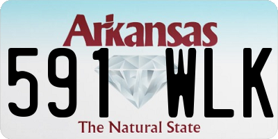 AR license plate 591WLK