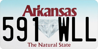 AR license plate 591WLL