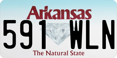 AR license plate 591WLN