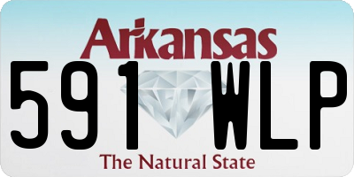 AR license plate 591WLP