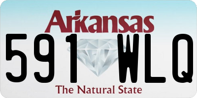 AR license plate 591WLQ