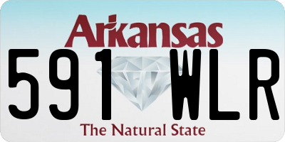 AR license plate 591WLR